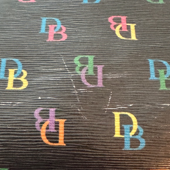 RARE Dooney & Bourke Rainbow “It Bag” | Y2K Vintage Satchel | Heart Tag - Picture 15 of 16